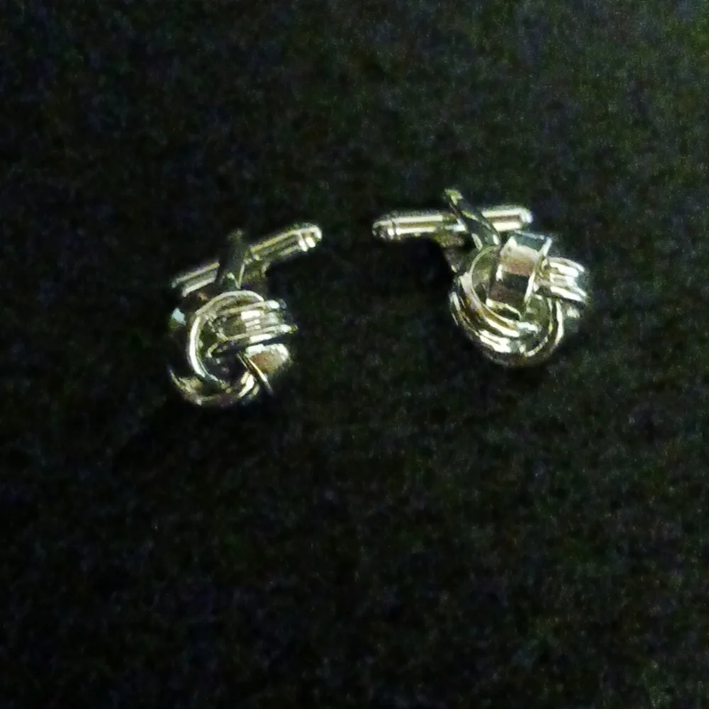 Cufflinks Silver Knots